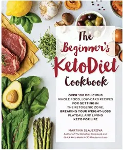 Coperta cărții The beginner's ketodiet cookbook, Martina Slajerova