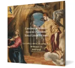 Coperta cărții Maestros del siglo de oro cristobal de morales, francisco guerrero, tomas luis de victoria