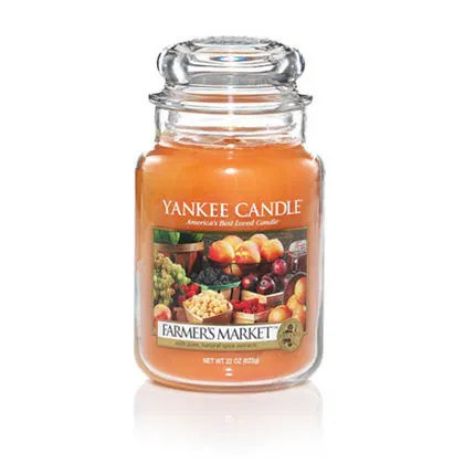 Coperta cărții Farmer's Market Medium Jar Candle