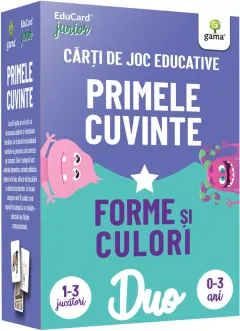 Coperta cărții Primele cuvinte. Forme si culori. Carti de joc educative