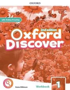 Coperta cărții Oxford Discover 2E Level 1 Workbook with Online Practice