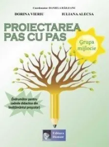 Coperta cărții Proiectarea pas cu pas Grupa mijlocie (Indrumator pentru cadrele didactice din invatamantul prescolar)