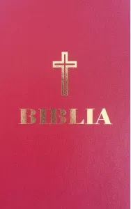 Coperta cărții Biblia (editie a Sfantului Sinod) - format 053, grena