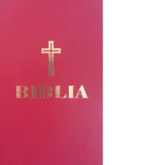 Coperta cărții Biblia (editie a Sfantului Sinod) - format 053, grena
