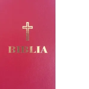 Coperta cărții Biblia (editie a Sfantului Sinod) - format 053, grena