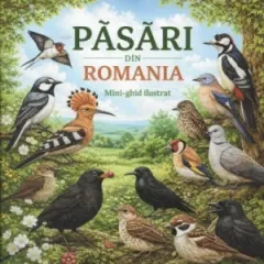 Coperta cărții Pasari din Romania. Mini-ghid ilustrat