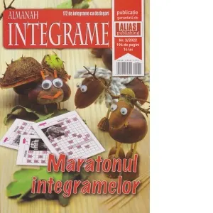 Coperta cărții Almanah Integrame. 172 de integrame cu dezlegari, Nr.3/2022