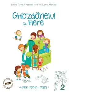 Coperta cărții Ghiozdanelul cu litere 2. Auxiliar pentru clasa I