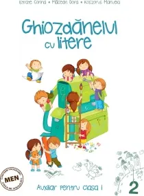 Coperta cărții Ghiozdanelul cu litere 2. Auxiliar pentru clasa I
