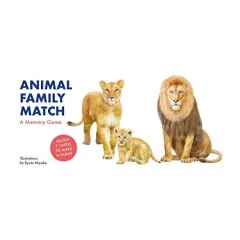 Coperta cărții Animal Family Match A Matching Memory Game