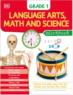 Coperta cărții DK Workbooks: Language Arts Math and Science Grade 1