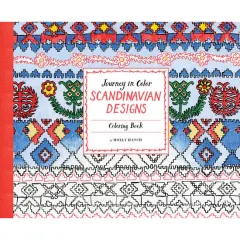 Coperta cărții Journey in Color: Scandinavian Designs Coloring Book