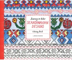 Coperta cărții Journey in Color: Scandinavian Designs Coloring Book