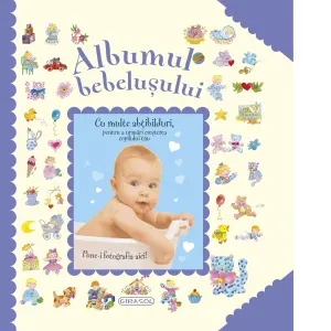 Coperta cărții Albumul bebelusului (albastru)