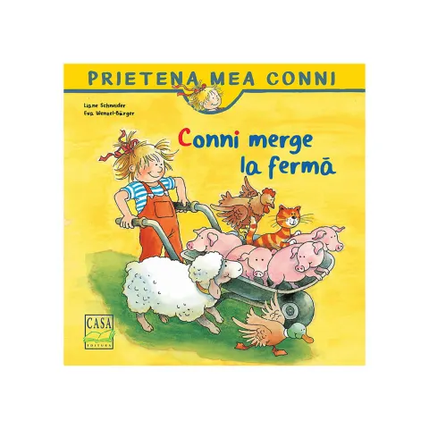 Coperta cărții Conni merge la fermă