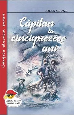 Coperta cărții Capitan la cincisprezece ani