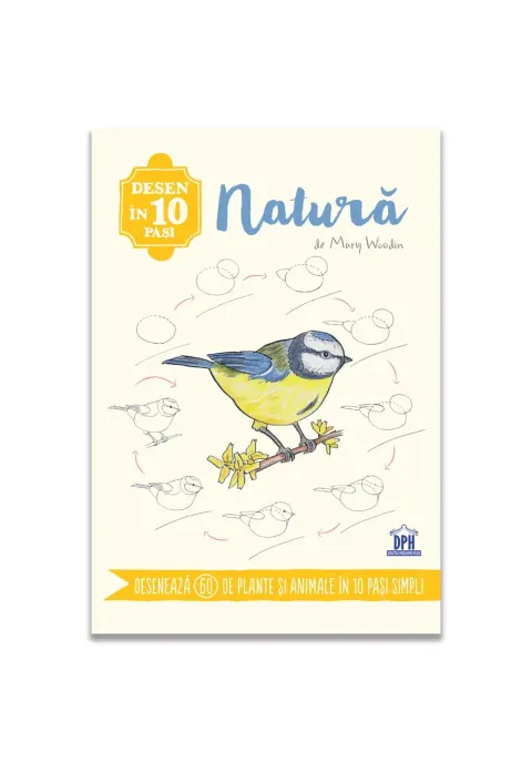 Coperta cărții Desen în 10 pași. Natură