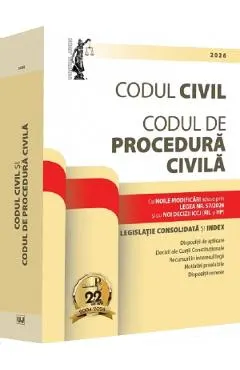 Coperta cărții Codul civil. Codul de procedura civila 2026