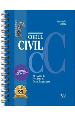 Coperta cărții Codul civil. Septembrie 2026 Ed. Spiralata