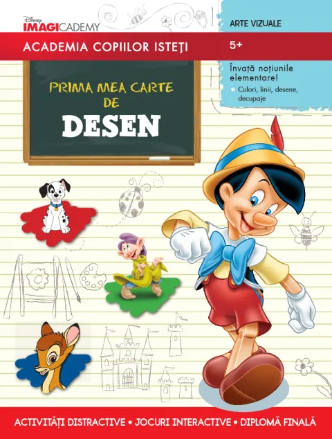 Coperta cărții Academia copiilor isteți. Prima mea carte de desen