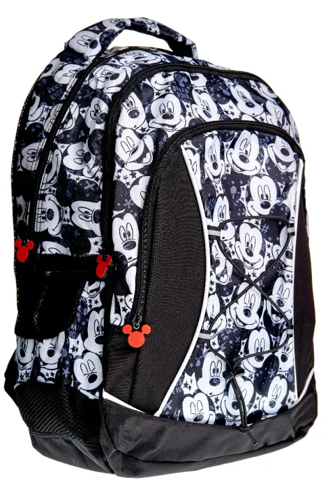Coperta cărții Rucsac gimnaziu 3 compartimente 45x30x16 cm Mickey