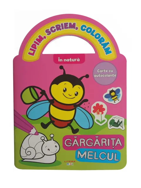Coperta cărții Lipim. Scriem. Coloram. In natura