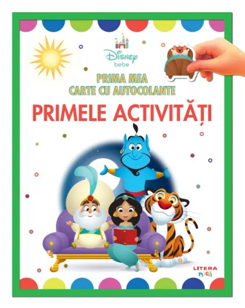 Coperta cărții Disney bebe. Prima mea carte cu autocolante. Primele activitati