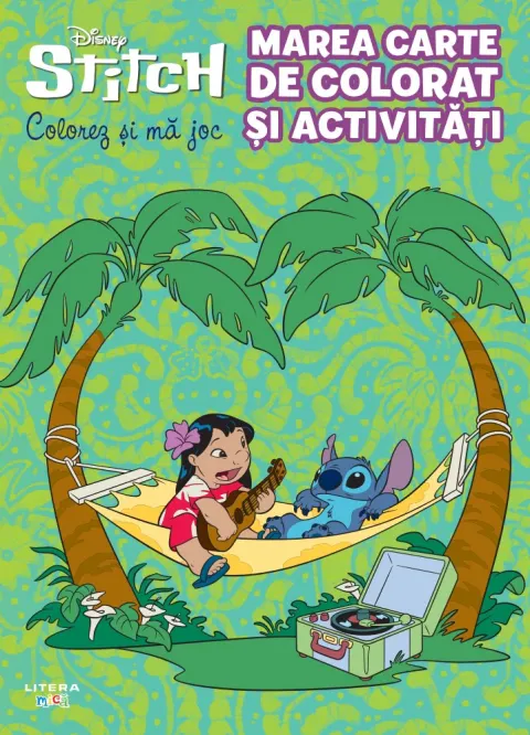 Coperta cărții Disney. Stitch. Marea carte de colorat si activitati. Colorez si ma joc