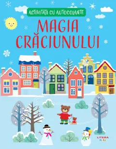 Coperta cărții Magia Craciunului. Activitati cu autocolante
