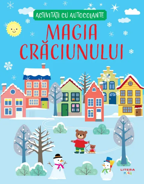 Coperta cărții Magia Craciunului. Activitati cu autocolante
