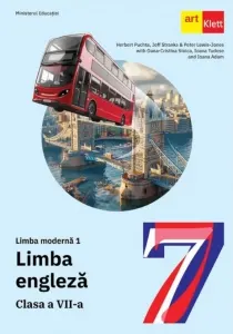 Coperta cărții Limba moderna 1. Limba engleza. Manual pentru clasa a VII-a