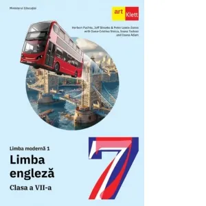 Coperta cărții Limba moderna 1. Limba engleza. Manual pentru clasa a VII-a