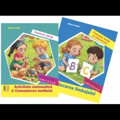 Coperta cărții Set 2 Carti Gradinita nivel 5-6 ani. Activitate matematica si Cunoasterea mediului, Educarea limbajului (An scolar 2026-2027)