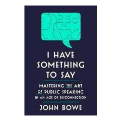 Coperta cărții I Have Something to Say
