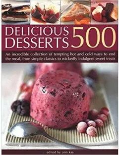 Coperta cărții 500 delicious desserts