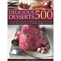 Coperta cărții 500 delicious desserts