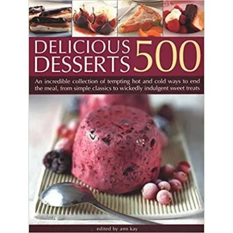 Coperta cărții 500 delicious desserts