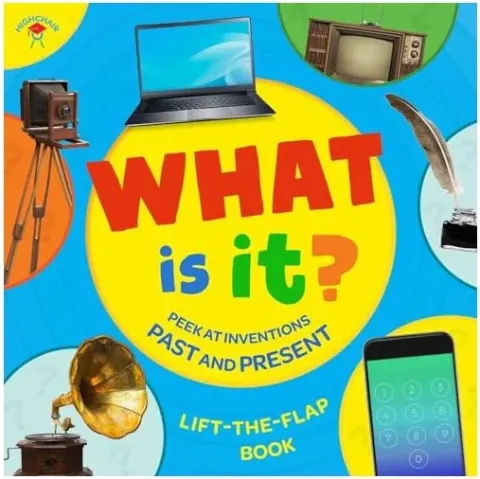 Coperta cărții What Is It? (Highchair U) : (Educational Board Books for Toddlers, Lift-The-Flap Board Book)