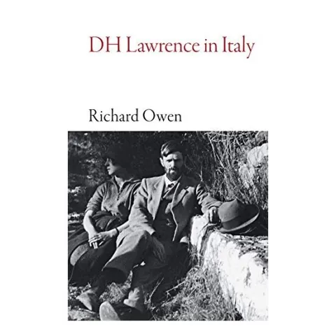 Coperta cărții DH Lawrence in Italy