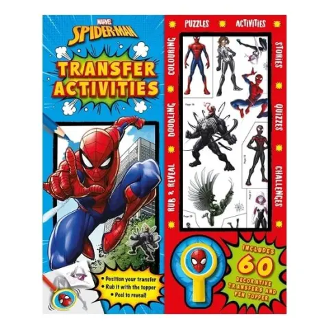 Coperta cărții Marvel Spider-Man: Transfer Activities