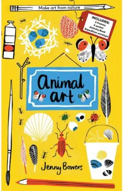 Coperta cărții Little collectors: animal art - make art from nature