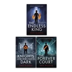 Coperta cărții Knights of the Borrowed Dave Rudden Dark Trilogy 3 Books Collection Set (The Forever Court, Knights of the Borrowed Dark, The Endless King)
