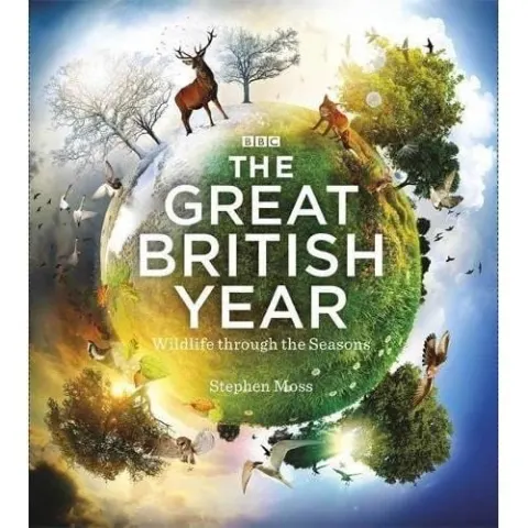 Coperta cărții The great British year, STEPHEN MOSS