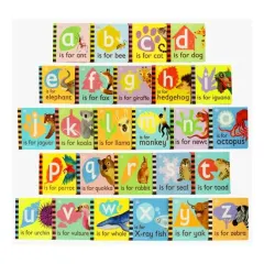 Coperta cărții The Animal Alphabet Library Collection 26 Books Set (A To Z), DK