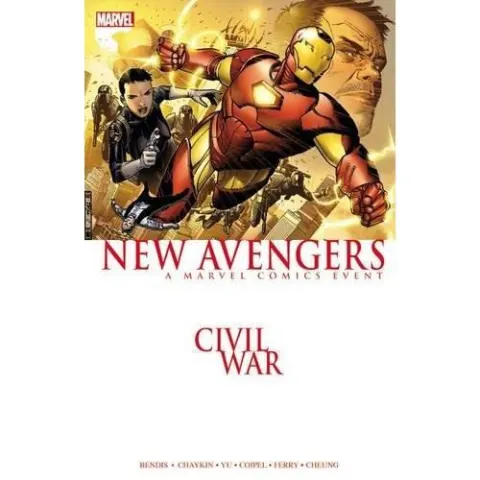 Coperta cărții Civil war: new avengers marvel