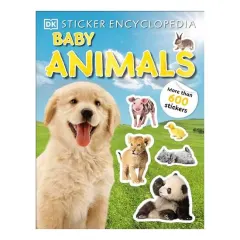 Coperta cărții Sticker Encyclopedia Baby Animals, DK Publishing