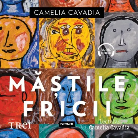 Coperta cărții Măștile fricii (audiobook)