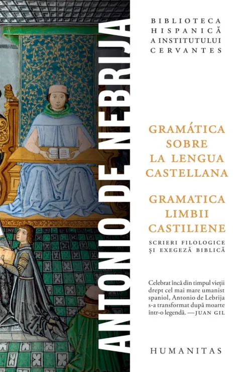 Coperta cărții Gramatica limbii castiliene / Gramática sobre la lengua castellana
