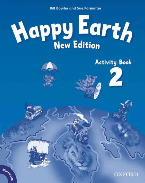 Coperta cărții Happy Earth 2 Activity Book and MultiRom Pack- REDUCERE 50%