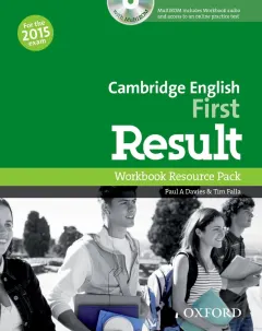 Coperta cărții Cambridge English: First Result Workbook Resource Pack without Key- REDUCERE 60%